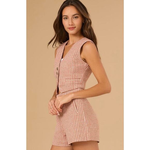 NWT Altar'd State Tanya Tweed Women's Shorts Size Medium - Picture 1 of 5